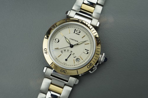 Cartier pasha stahl gold 38mm - pasha,