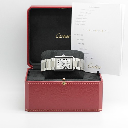 Cartier tank solo stahl - cartier,