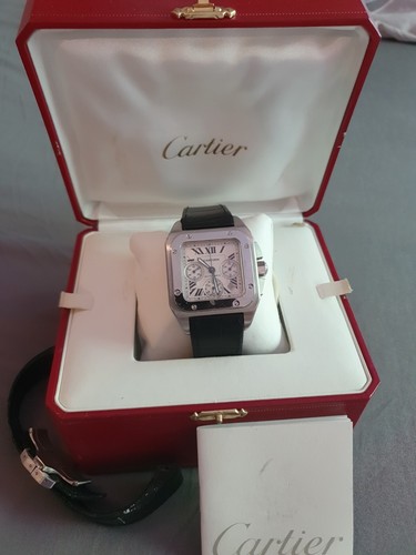 Cartier santos chronograph - chronograph, xl