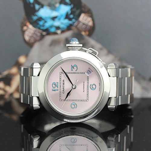 Cartier pasha stahl automatik - cartier,