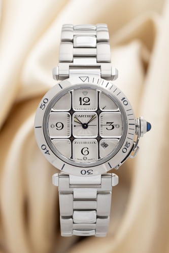Cartier pasha 38mm automatik - cartier, +
