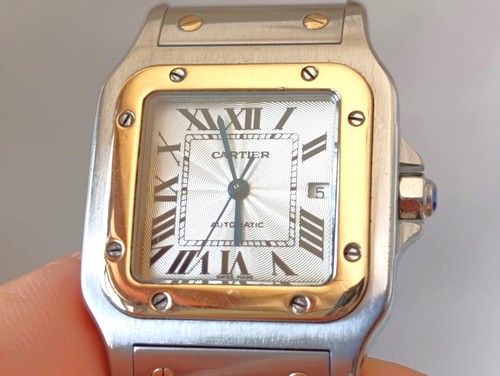 Cartier santos automatik stahl - cartier,