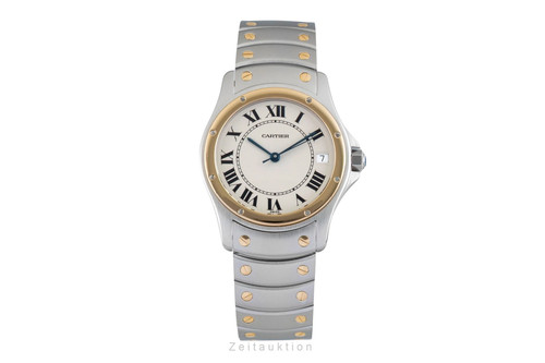 Cartier santos ronde stahl - stahl, /
